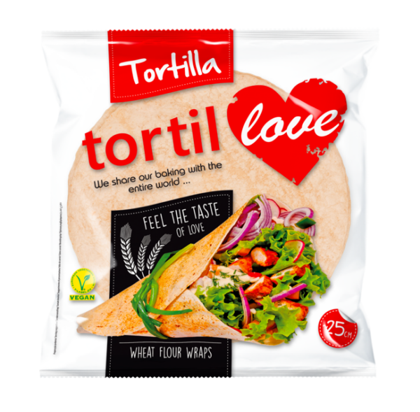 Tortilijų lakštai TORTILLA Wheat Flour Wraps, 360 g