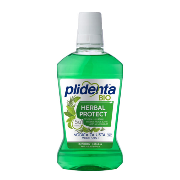 Dantų skalavimo PLIDENTA Bio Herbal, 500 ml