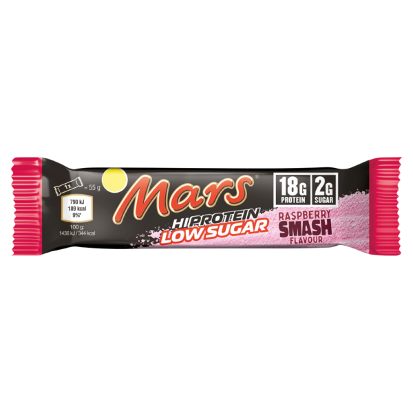 Proteino batonėlis MARS Milk Chocolate Raspberry Smash, 55 g