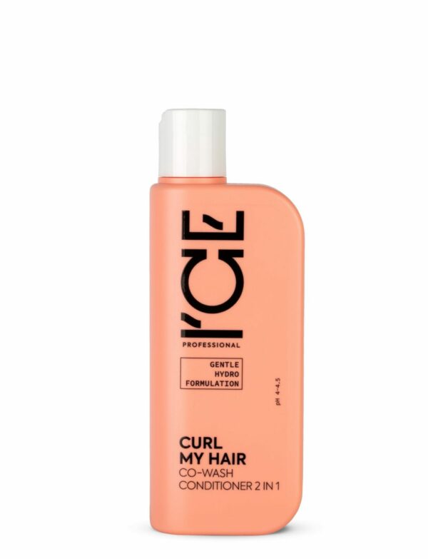 Šampūnas ir kondicionierius ICE Professional Curl My Hair Co-Wash 2in1 garbanotiems plaukams, 250ml