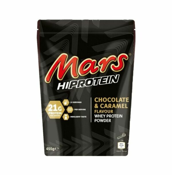 Baltyminiai milteliai MARS Hi Protein Chocolate & Caramel, 455 g