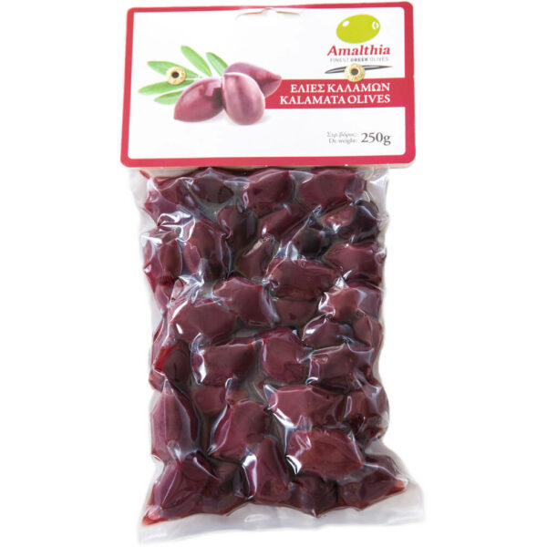 Alyvuogės kalamata AMALTHIA, 250 g